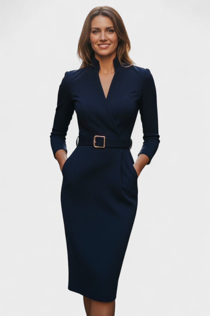 Regina | Elegantes Midikleid