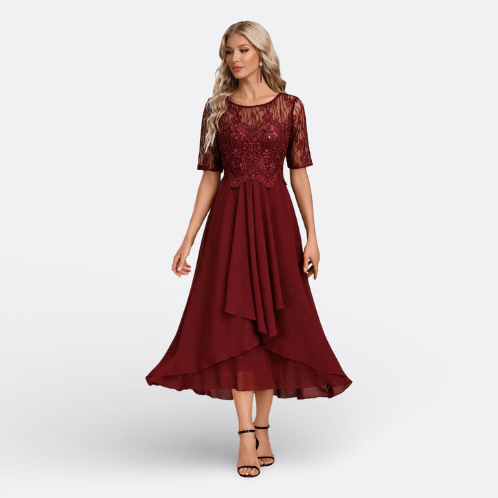Mariana – Kurzarmkleid mit Spitze