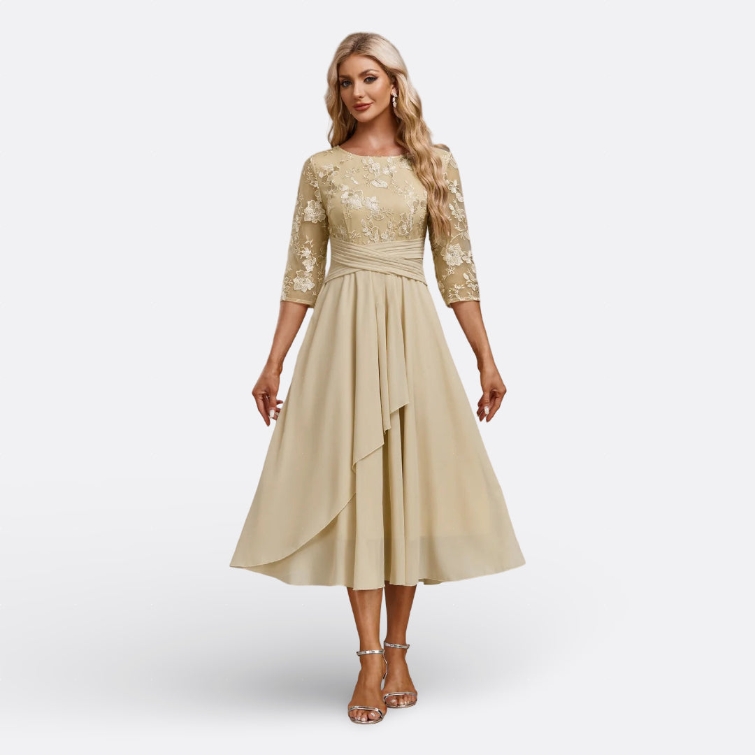 Mariana – Kurzarmkleid mit Spitze