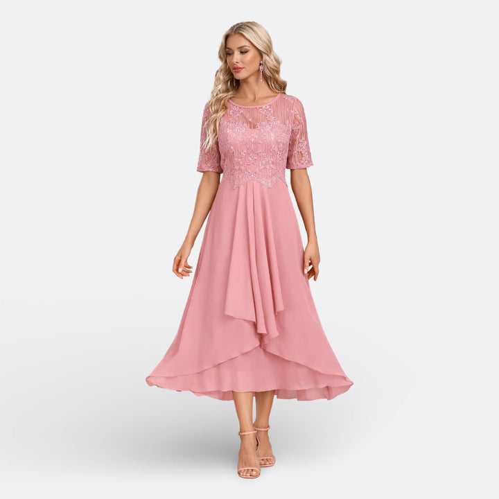 Mariana – Kurzarmkleid mit Spitze