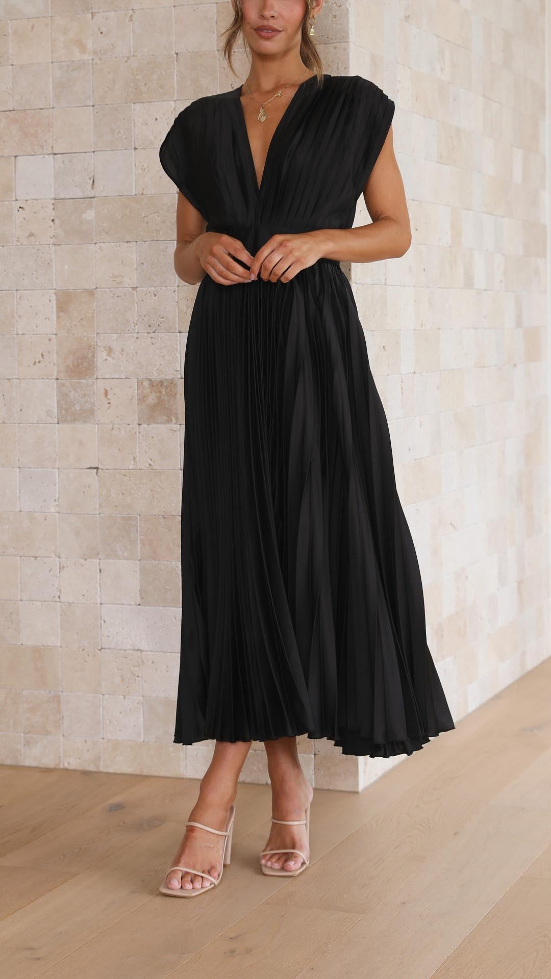 Elsa | Elegantes Plisseekleid