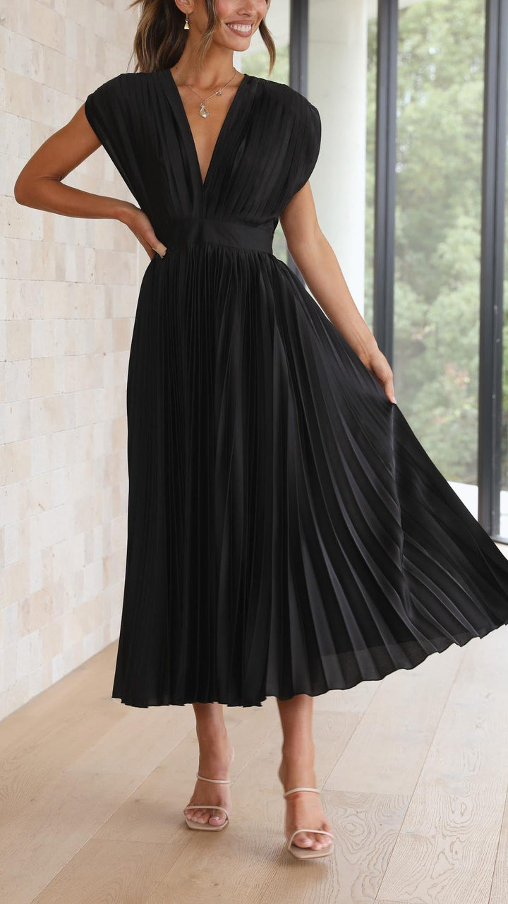 Elsa | Elegantes Plisseekleid