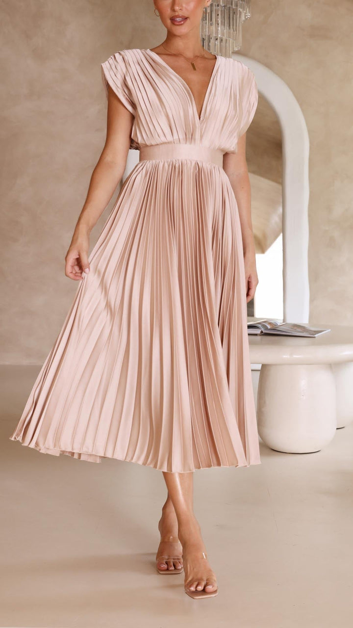 Elsa | Elegantes Plisseekleid