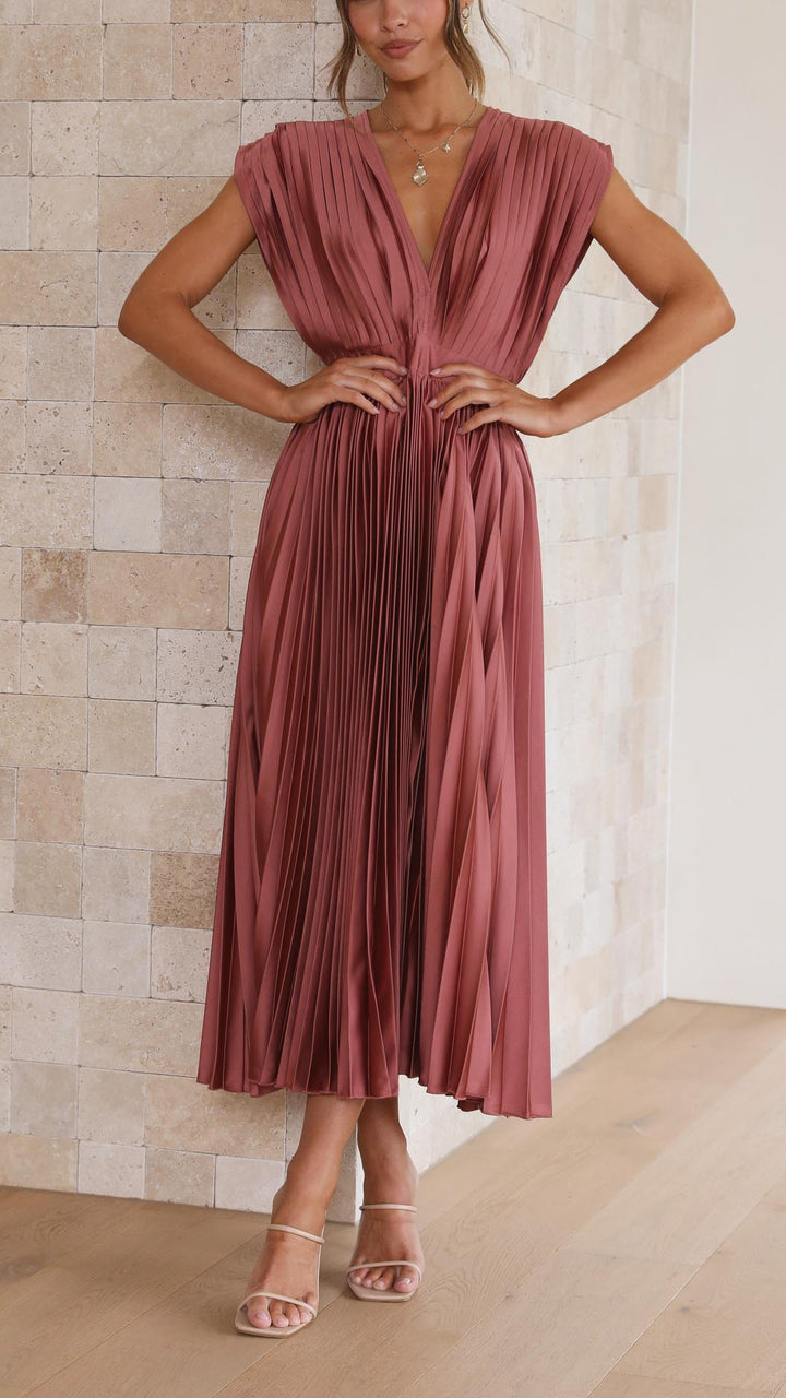 Elsa | Elegantes Plisseekleid
