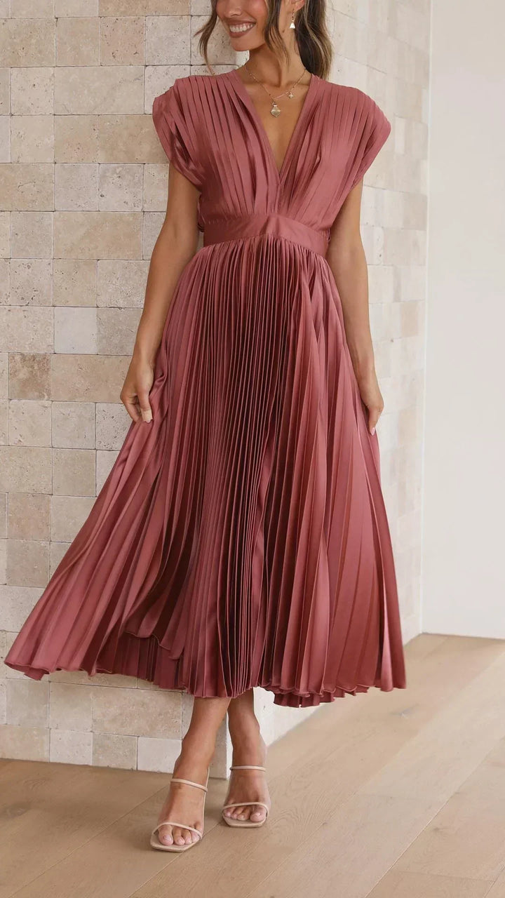 Elsa | Elegantes Plisseekleid