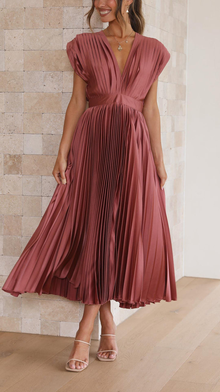 Elsa | Elegantes Plisseekleid