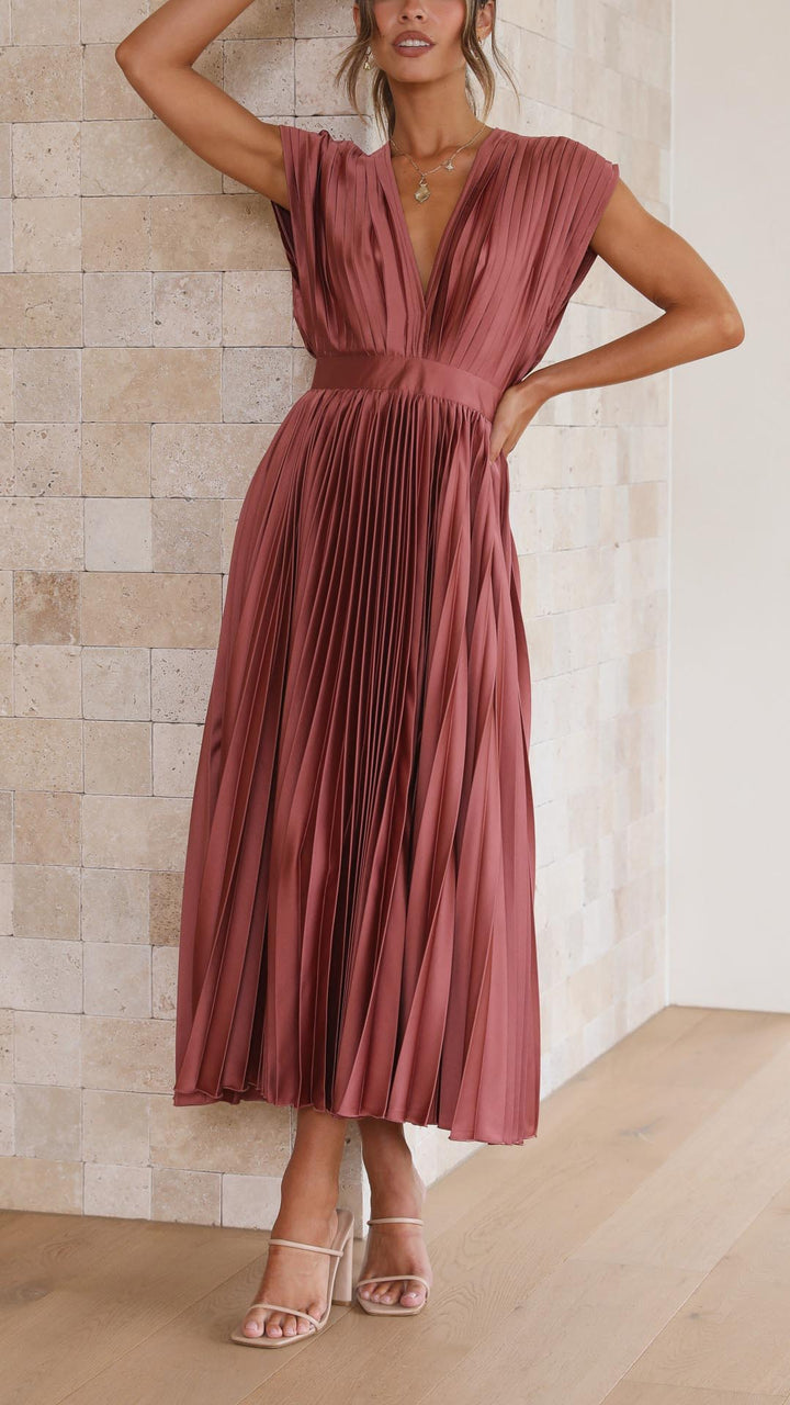 Elsa | Elegantes Plisseekleid