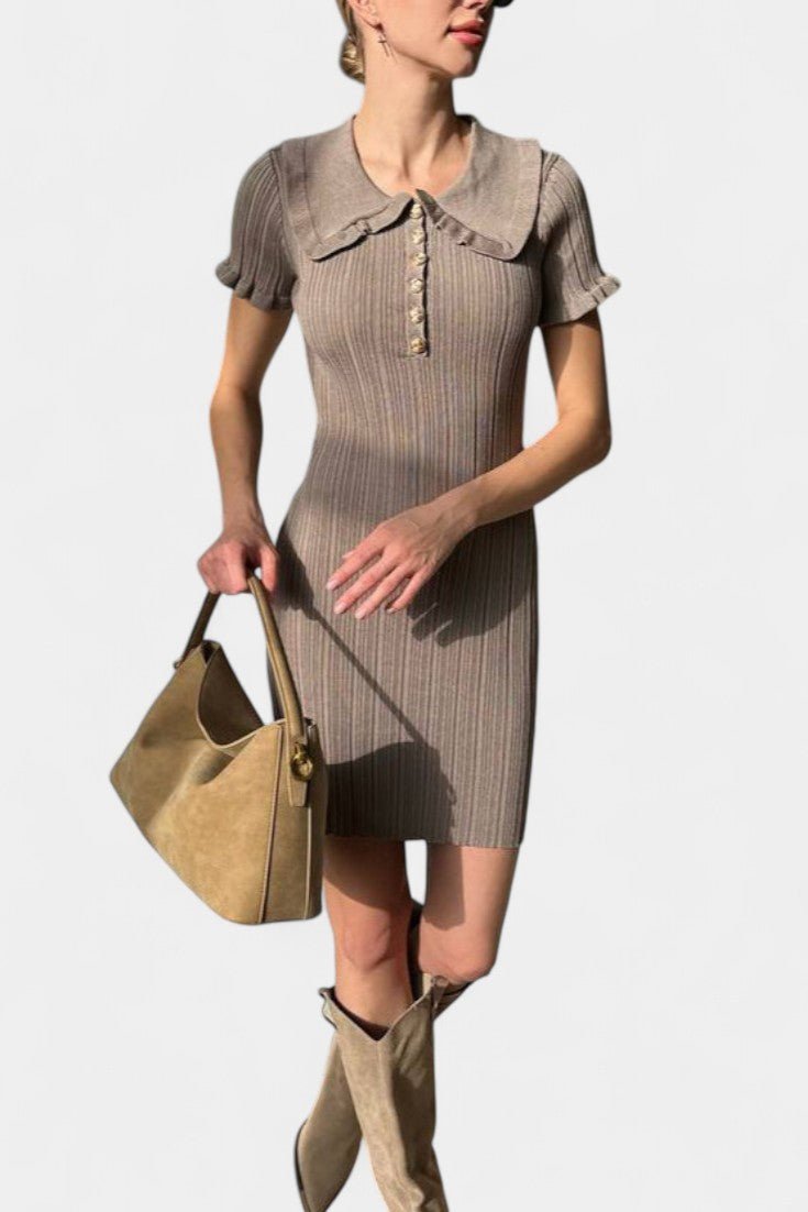 Tanja | Gestricktes Kleid, stylisches Design