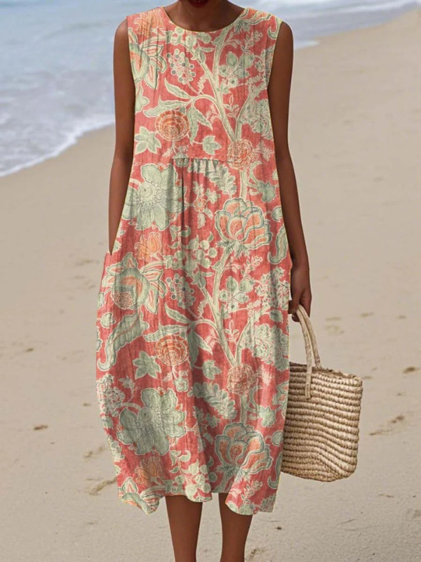 Beatrice | Leichtes ärmelloses Sommerkleid