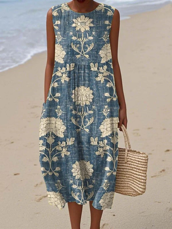Bea | Leichtes ärmelloses Sommerkleid