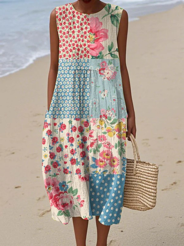 Anna | Leichtes ärmelloses Sommerkleid