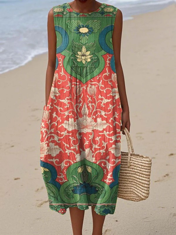 Vera | Leichtes ärmelloses Sommerkleid
