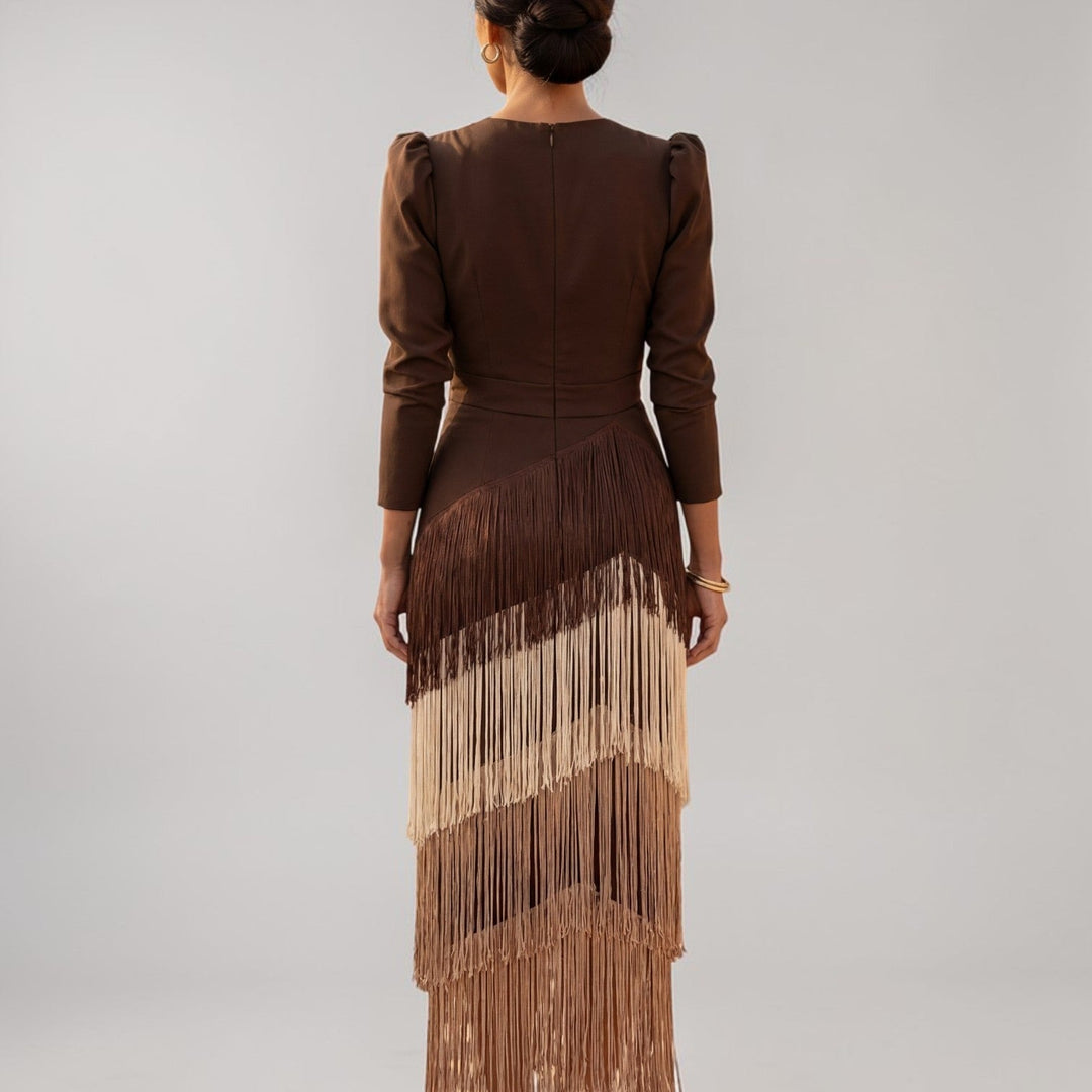Sofia | Kleid mit Blumendruck