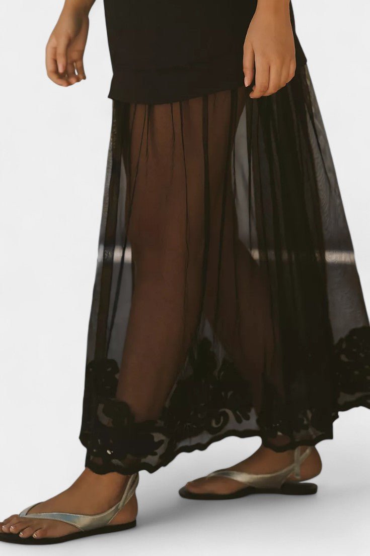 Viola | Transparentes Kleid