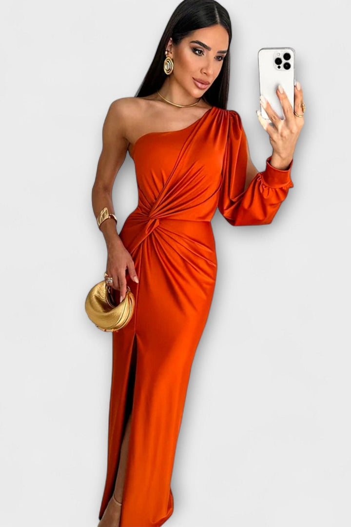 Viola | Maxikleid mit Fallfalten