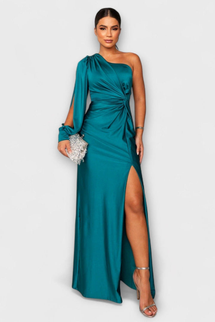 Viola | Maxikleid mit Fallfalten