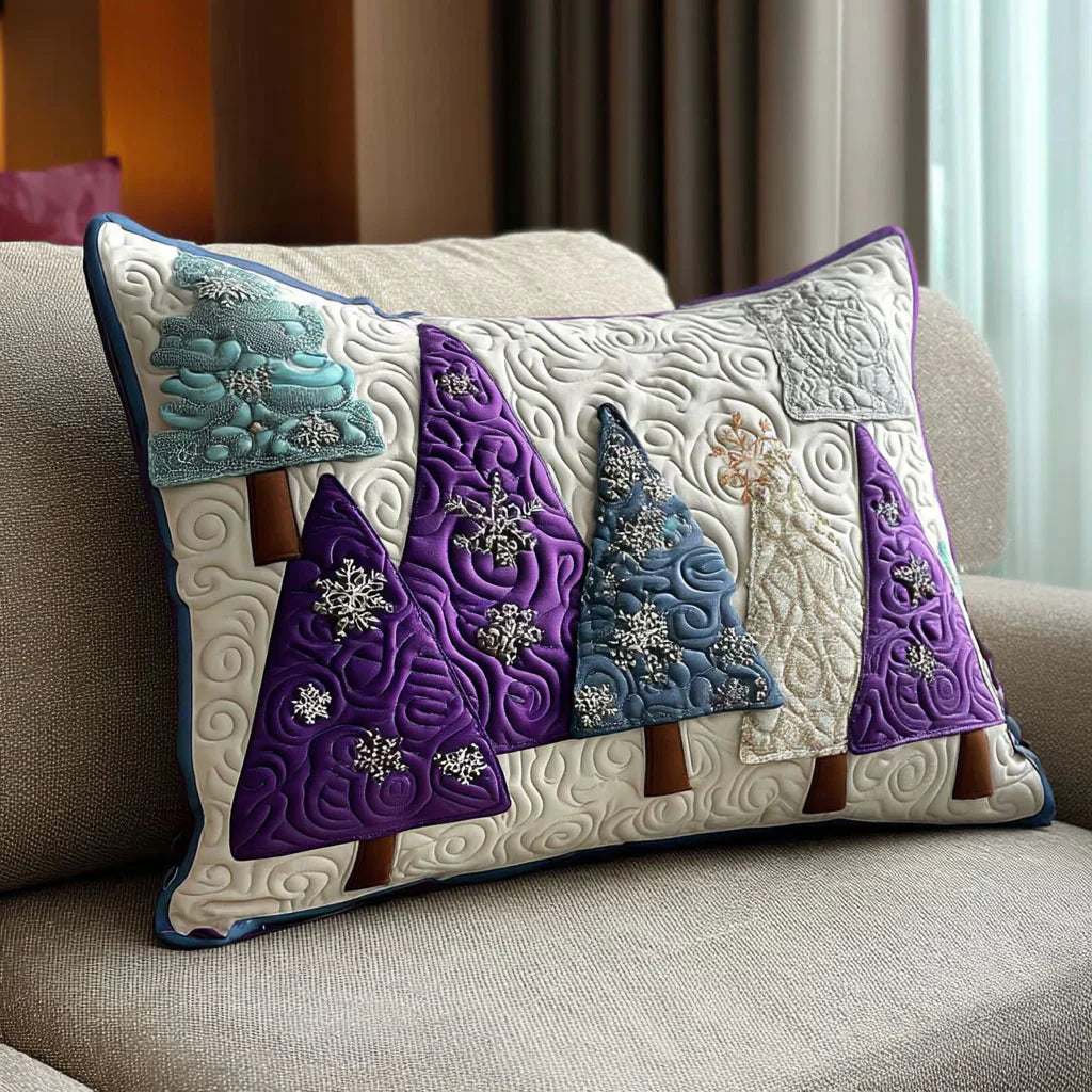 Quilt-Kissenbezug „Winteramethyst"