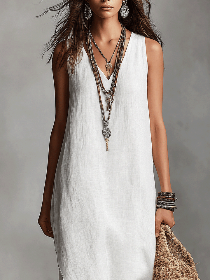 Anita | Kleid mit V-Ausschnitt