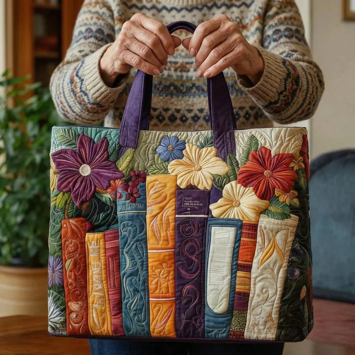 Quilt-Tote-Bag – Für Bücherliebhaber