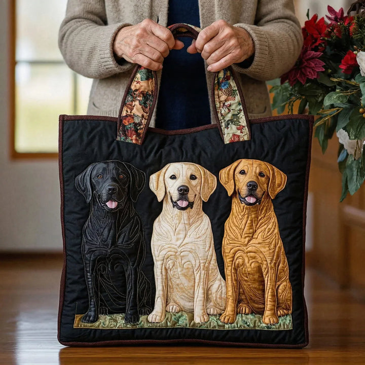 Handwerkstasche – Drei-Labrador-Design