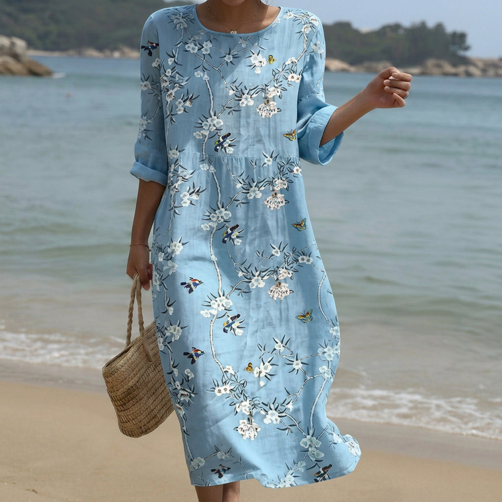 Beatrice – Kleid mit rundem Ausschnitt