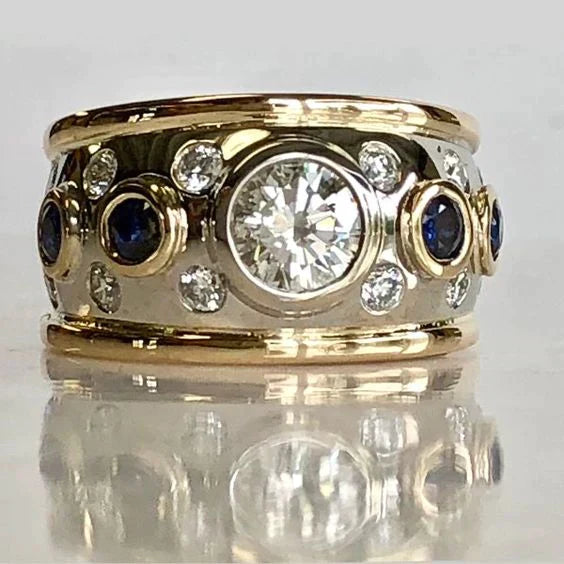 Zirkonia-Ring im Vintage-Stil