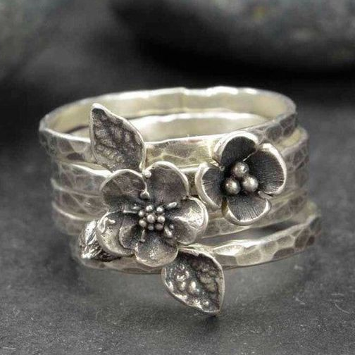 Vintage-Blumenring