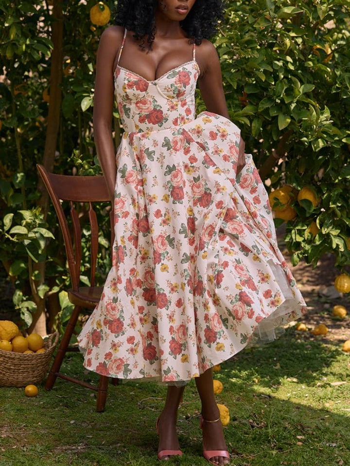 Ariane | Luxuriöses Midikleid