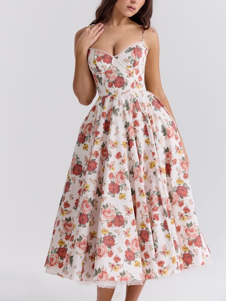 Ariane | Luxuriöses Midikleid