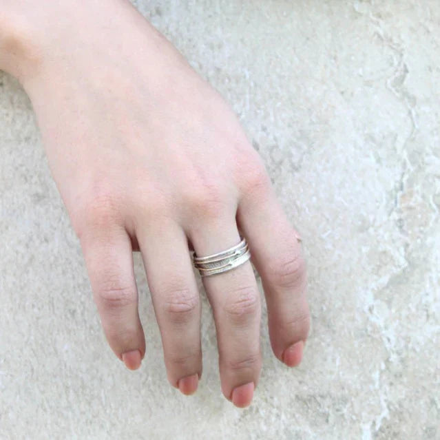 Mehrlagiger Ring im Vintage-Stil